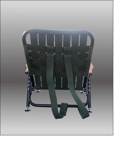 One and Done Pro All Terrain Leveled Chair™ Height Adjustable Long Hour Comfort Always Leveled in Various terrains Low Profile Turkey Hunting Chair (Cool Gray)