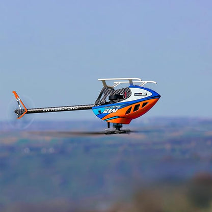 OMPHOBBY M2 V3 PRO RC Helicopter for Adults Support APP Tuning &amp Telemetry 6CH 3D Brushless Direct Drive Lightweight 320g OFS3 Flight Control 200-Class Mini Helicopter for Outdoor Orange PNP