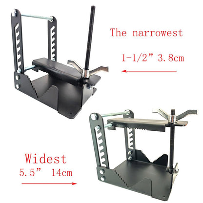 Pipe/log Vise/Lumberjack Tools Log Lock/XL Log Holder, Log Clamp Lock. Quick Adjustment and Locking. for 1-1/2"-5.5" Diameter Logs