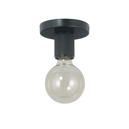 Dainolite RSW-41FH Flush Mount Light, 3.25in, LED Compatible, Matte Black