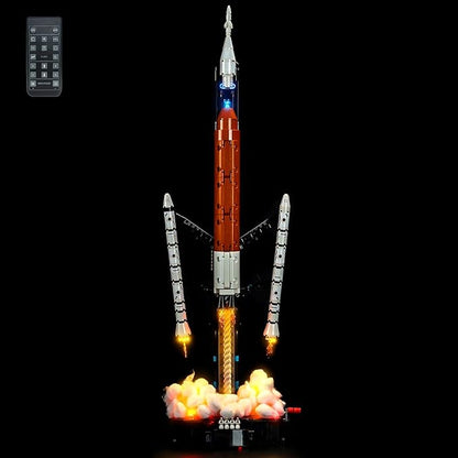 Light kit Compatible with Lego 42221 NASA Artemis Space Launch System Rocket - No Actual Model Only Lights LED Lighting Accessories for Lego NASA Rocket (RC Version)