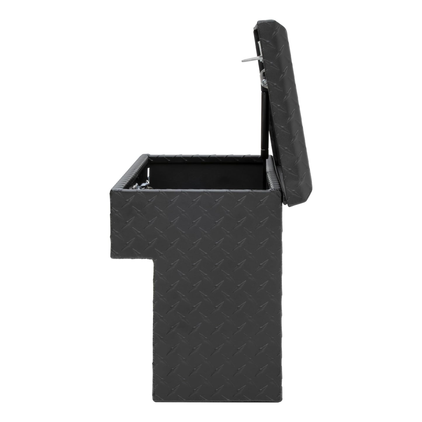 UWS EC10993 33-Inch Matte Black Heavy-Wall Aluminum UTV Side Tool Box for Select Polaris Ranger, RigidCore Lid