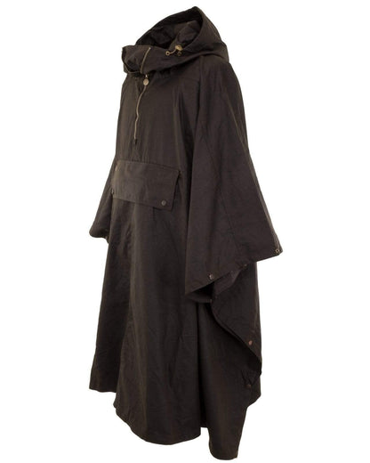 Outback Trading Unisex 2101 Waterproof Breathable Packable Cotton Oilskin Poncho - One Size