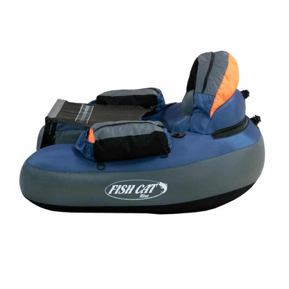 Outcast Fish Cat Rise Inflatable Fishing Float Tube - Navy