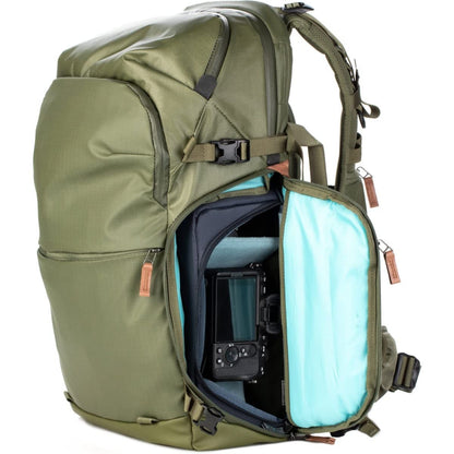 Shimoda Explore v2 35 Starter Kit (w/Medium DSLR Core Unit), Landscape Adventure Outdoor Photography Travel Pack, Carry-On Compatible, 16" Laptop Sleeve, Anti-Theft Camera Access, Army Green