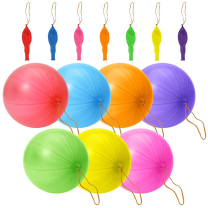 40 Pcs Punching Balloons, Thickened Heavy Duty Punch Balloons for Birthday Party Decor, Neon Party Favors Supply, Durable TPU Bounce Balloon for Carnival Prizes and Outdoor Game