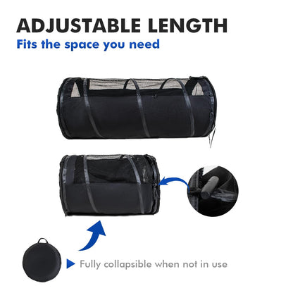stryfull Pet Tube Soft Sied Dog Carries,Extra Long Cat Tunnel for Cars, Outsidet Enclosures Playpen Tunnel Catio for Long Distance Travel Road Trip
