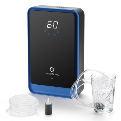 Airthereal AH1000 Portable Ozone Machine for Water and Air - 1000 mg/h, Multipurpose Liquid Ozonator with Negative Ion and Timer