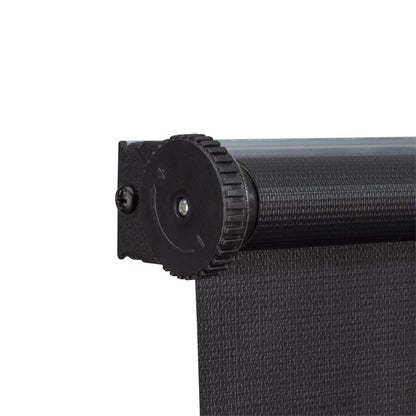 RecPro Black RV Roller Shades, Slow-Rise Blackout Window Cover, 62inW x 32inH, Polyester, Model 606345304744