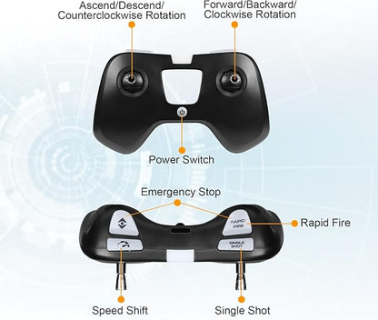 GoolRC Remote Control Helicopter WLtoys V398-C 3.5 Channel RC Helicopter with 6-Axis Gyroscope Altitude Hold LED Light Simulate Firing 2.4GHz Flying Toys for Beginners
