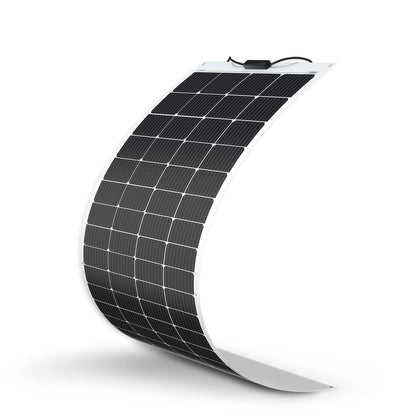 Renogy Solar Panels 200 Watt 12V, Flexible Solar Panel 200W 22% High-Efficiency, 240° Ultra Lightweight Solar Panels for Marine RV Cabin Van Car Boat Camping Curve Surfaces
