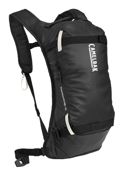 CamelBak Powderhound 12 Snow Hydration Pack with Ski and Snowboard Carry, Insulated Design for All Day Winter Riding, Black/White