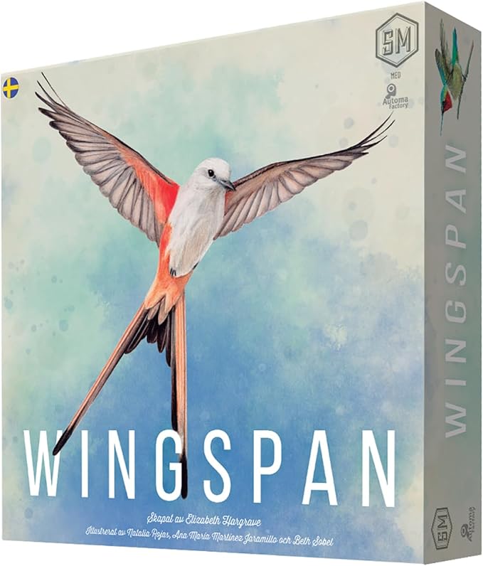 Stonemaier Games: Wingspan (Base Game) by Elizabeth Hargrave | A Relaxing Award-Winning Strategy Board Game About Collecting Birds for Adults and Family | 1-5 Players 70 Mins