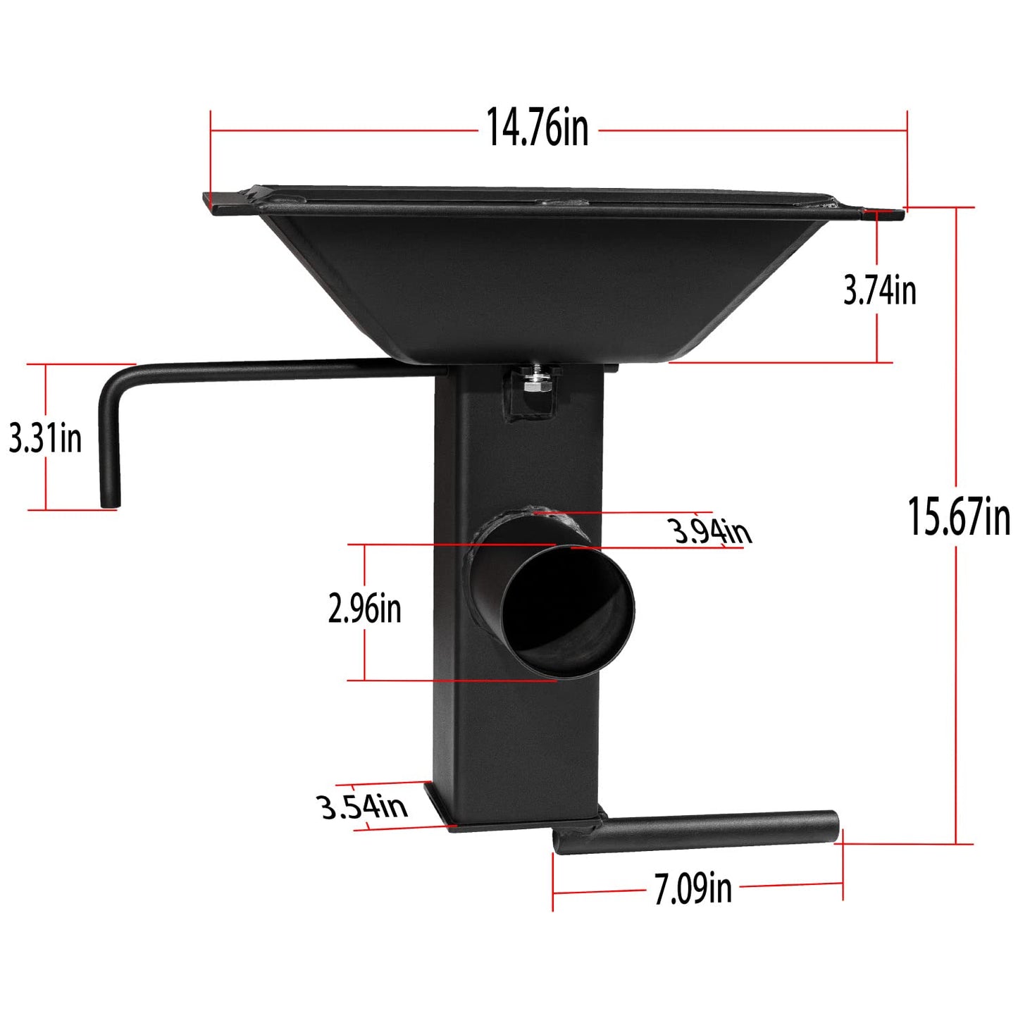 10x12 Inch Welded Blacksmith Firepot 2600F Rated Blacksmith's Welded Coal Forge for Forging Blacksmith Tools Knife Making Farrier Equipment