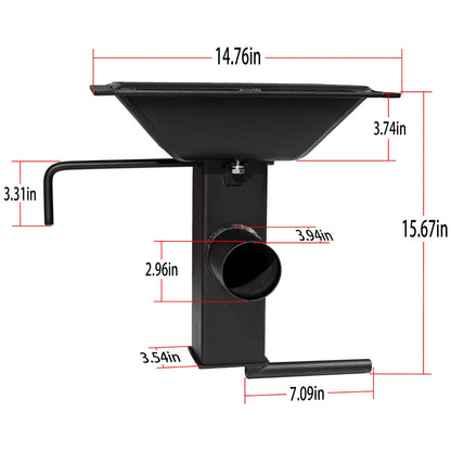 10x12 Inch Welded Blacksmith Firepot 2600F Rated Blacksmith's Welded Coal Forge for Forging Blacksmith Tools Knife Making Farrier Equipment