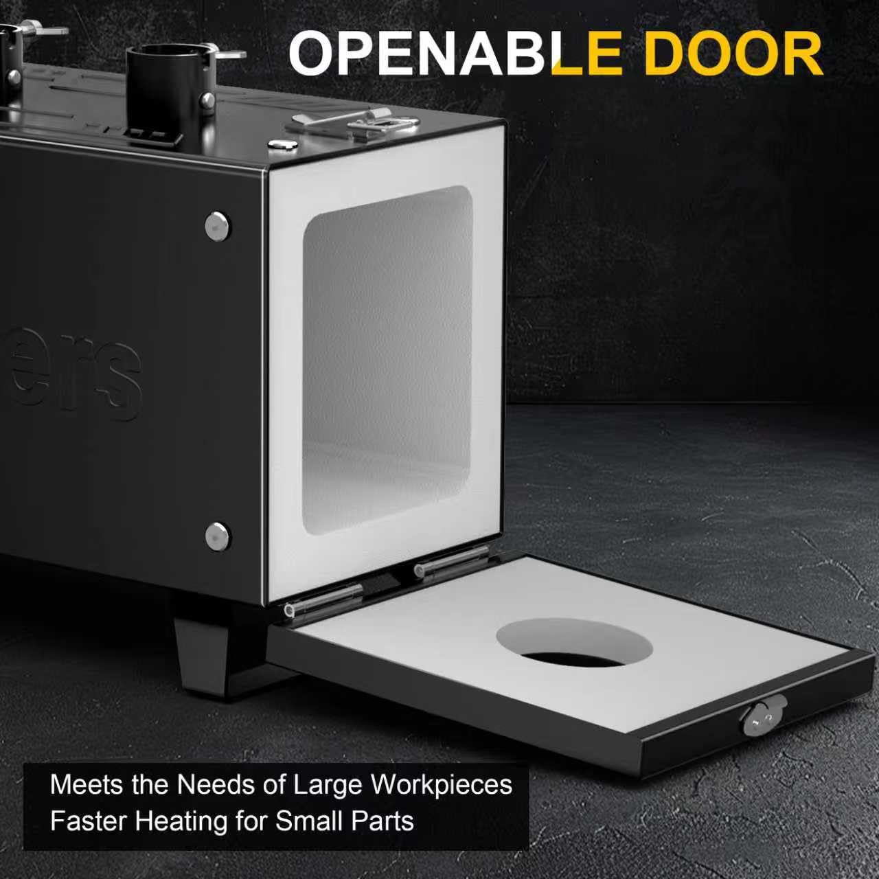 MMasters Propane Forge Kit, Dual Burners, 2600℉ Gas Forge for Blacksmithing and Metal Forging, Portable Steel Forge with Openable Door - 2 Burner