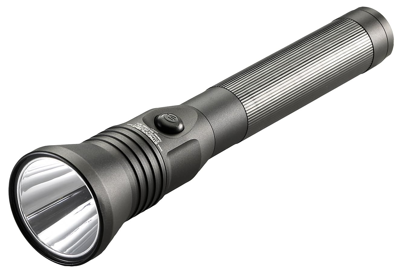 Streamlight 75861 Stinger DS HPL 800-Lumen 48000-Candela Rechargeable LED Flashlight with Dual Switches and 120-Volt AC Charger, Black