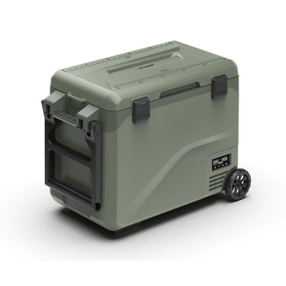 zcamp GS50W Portable Wheeled Car Freezer,54Quart 12V Car Refrigerator with Dual Zone,Electric Compressor Cooler -4℉~68℉ for Camping, RV, Truck, Travel, Outdoor