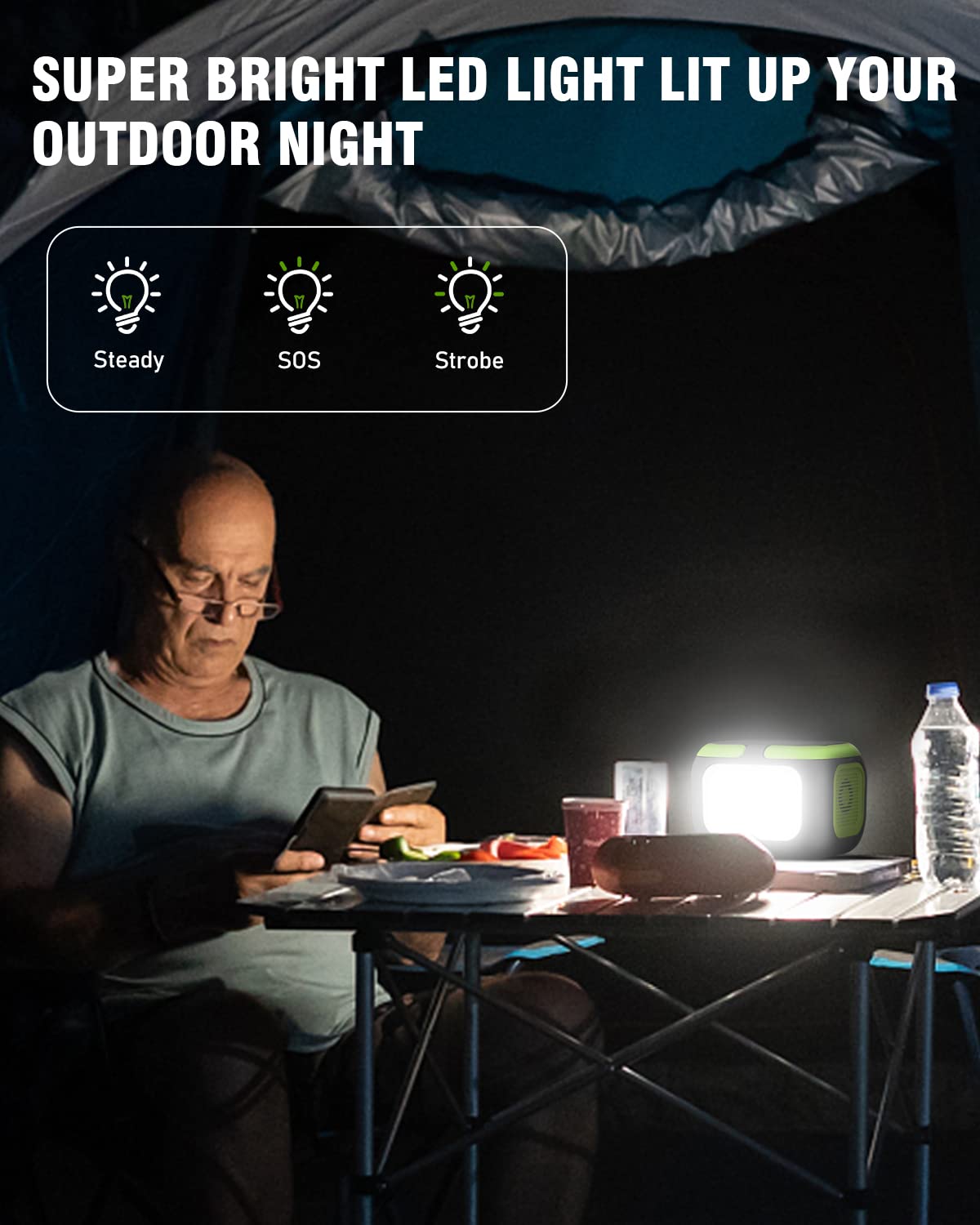 SinKeu 200W Portable Power Station, 42000mAh Solar Generator with 110V AC Outlet, DC, USB C, USB QC3.0, 155Wh Backup Battery Pack Power Supply for Camping Essential Road Trip Home Outdoor Emergency