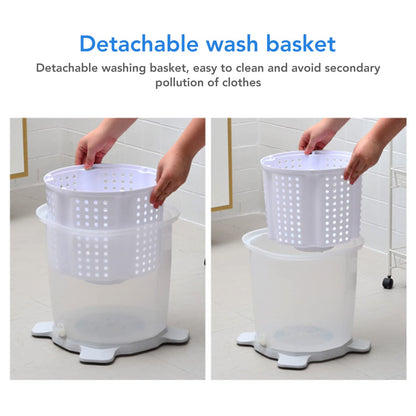 Portable Washing Machine 2 in 1 Hand Crank Mini Clothes Spin Dryer for Dorms, Apartments, Camping, RV - Washer and Dryer - Manual Non Electric