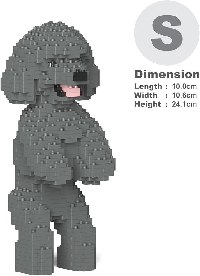 JEKCA Toy Poodle 04S-M06 | Dog Plastic Building Blocks | Age 14+