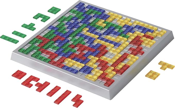 Mattel Games Blokus XL Board Games for Family Night Brain Games for 2 to 4 Players Oversized Board and Pieces (Amazon Exclusive)