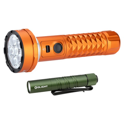 OLIGHT Prowess Rechargeable High Lumen Flashlights with Holster Bundle with I3T 2 EOS 200 Lumens Compact Handheld Flash Lights