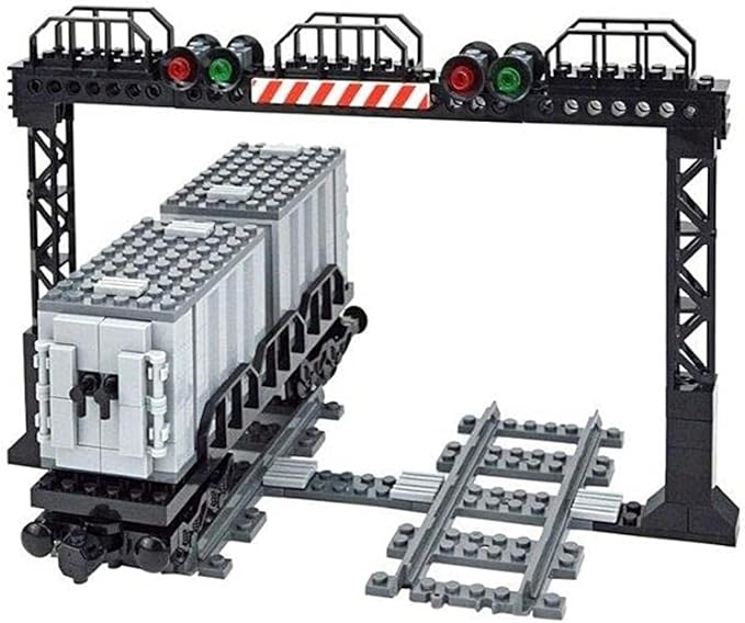 General Jim's Toy Train Building Blocks Traffic Control Lights for Train Station