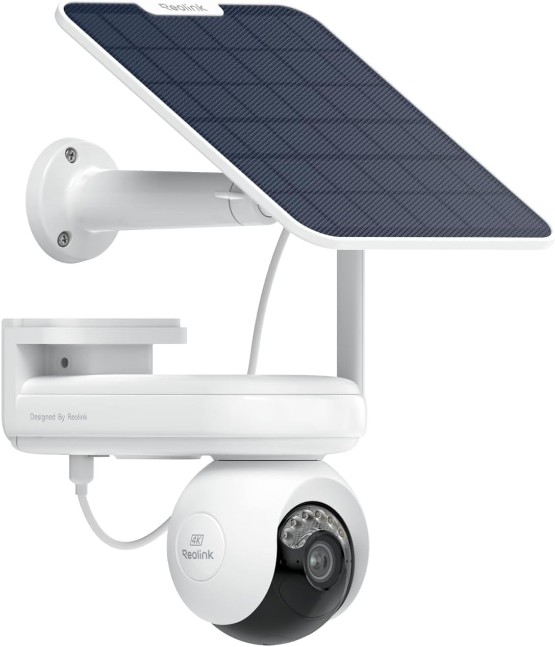 REOLINK Altas PT Ultra - 4K Security Camera Outdoor, 500 Days Battery Life, ColorX Night Vision Solar Camera Outdoor Wireless, 360° Pan Tilt Auto Tracking, Dual-Band Wi-Fi 6, Smart Detection