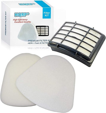 HQRP Filter Kit - HEPA & Foam/Felt Compatible with Shark Navigator NV350 Series | Efficient Cleaning Solution