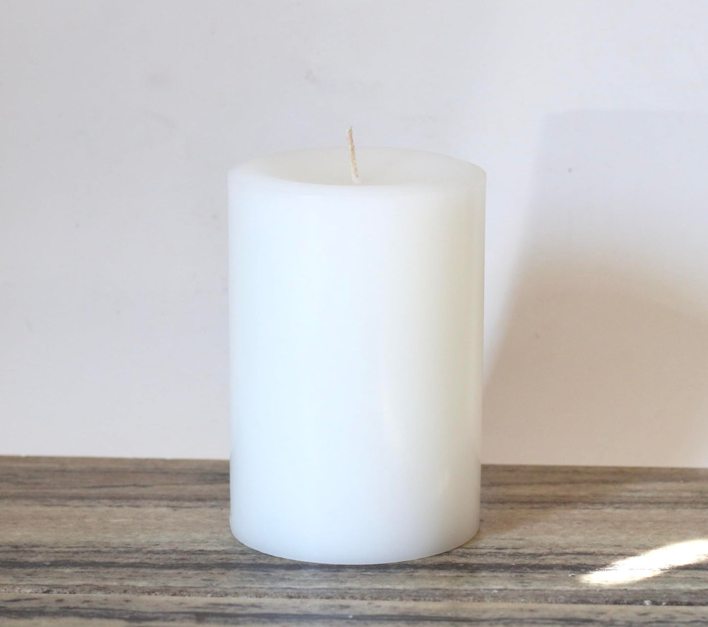 M.C.D. Modern Candle Design Classic White Pillar Candles, Unscented Decorative Candles for Home, Wedding, Dining Table Dripless Smokeless (1, 4 x 6)