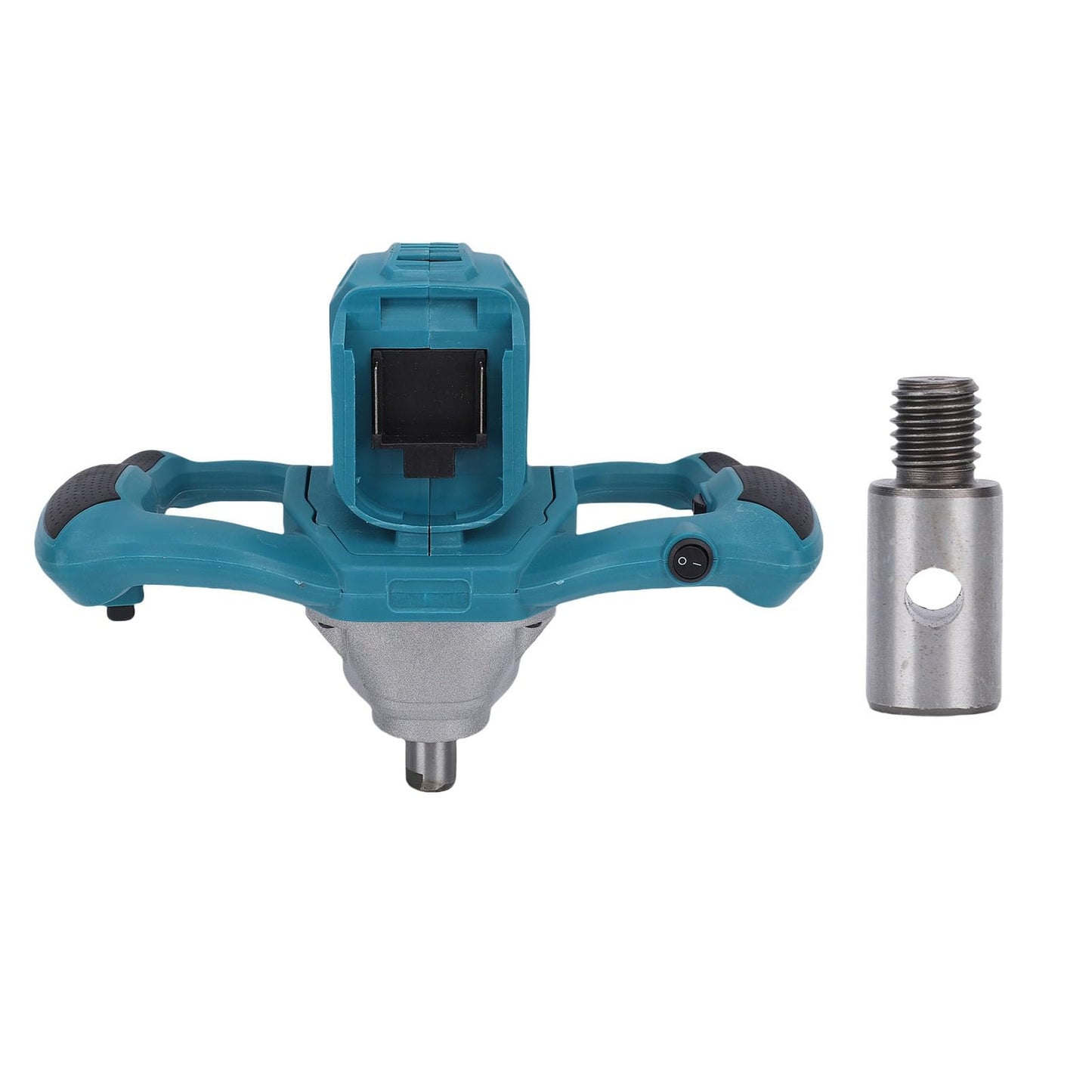 Jiawu Cordless Ice Auger Attachment, 100-800RPM Electric Ice Fishing Auger Powerhead, 6 Speed Adjustable Brushless Motor for Efficient Drilling, Fishing, Battery Not Included