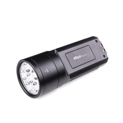 NEXTORCH HL10 10000 Lumens Tactical Search Flashlight, Compact Rechargeable Ultra-Bright LED Light with 476m Beam, USB-C Fast Charging, IP67 Waterproof Flat-Body Design for Rescue, Caving & Emergency