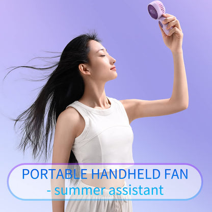 Mini Portable Fan 24 Pack, Cute Handheld Battery Operated Lightweight Small Personal Fans with 3 Speeds and USB Rechargeable Eyelash Fan for Stylish Girl Kids Women Men Office Outdoor Travel Camping
