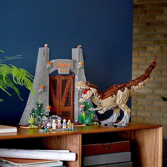 LEGO Jurassic World Jurassic Park: T. rex Rampage 75936 Building Kit (3120 Pieces)