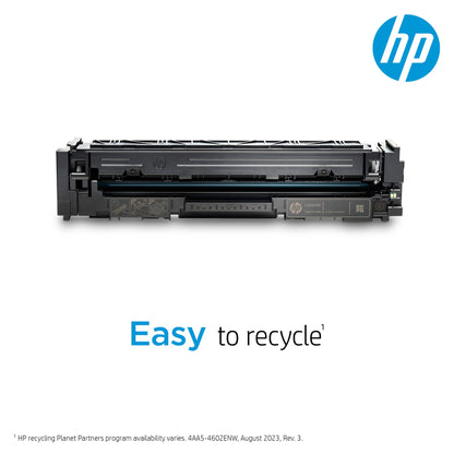 HP 206X Black High-yield Toner Cartridge | Works with HP Color LaserJet Pro M255, HP Color LaserJet Pro MFP M282, M283 Series | W2110X, Pack of 1, Black