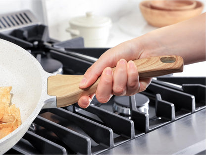 SENSARTE Nonstick Ceramic Frying Pan - 8-Inch Healthy Omelet Skillet, PFAS-Free & Induction Compatible, White (Pack of 2)