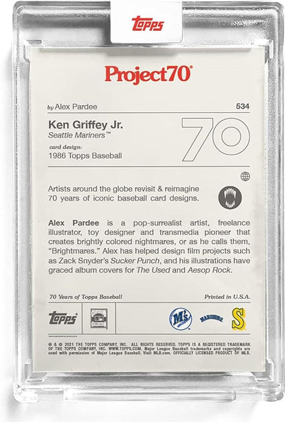 Topps Project70 Card 534 | 1986 Ken Griffey Jr. by Alex Pardee