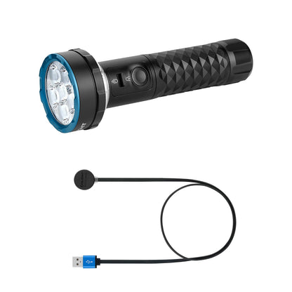 OLIGHT Prowess Rechargeable High Lumen Flashlights, High-Efficiency USB-C Charging LED Flashlight Bundle MCC3 Magnetic Charging Cable