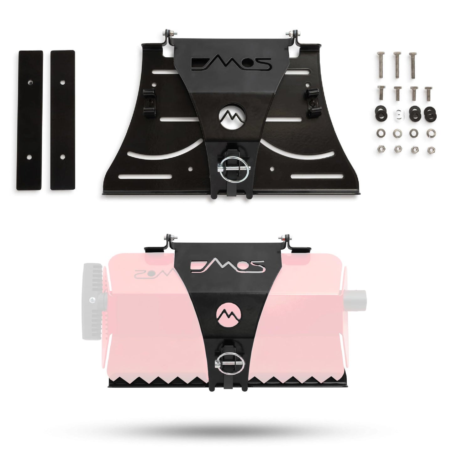 DMOS Shovel Mount - Aluminum Off-Road & Overlanding Tool Mount Clamp for Trucks, Cars, & ATVs - Stealth Shovel