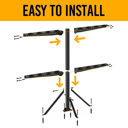 Fumingpal Weed Eater Racks and Shovel Rack for Truck