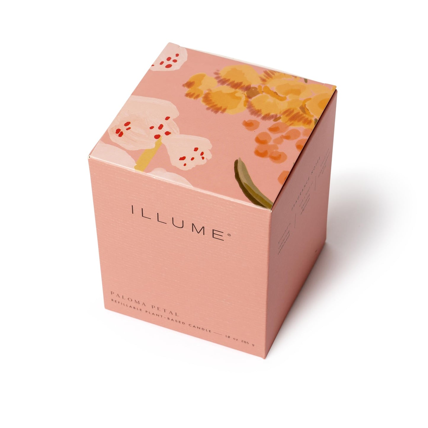 Illume Beautifully Done Essentials Paloma Petal Boxed Glass Scented Soy Candle