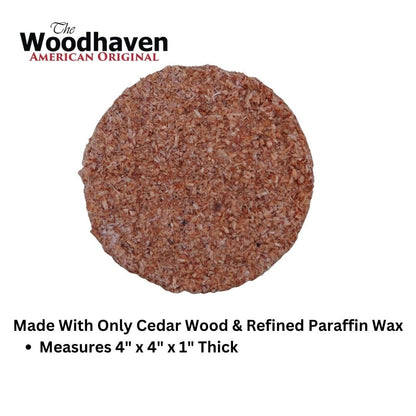 Woodhaven Easy Light Firestarters - Made with Natural Cedar Wood (100, Orange)