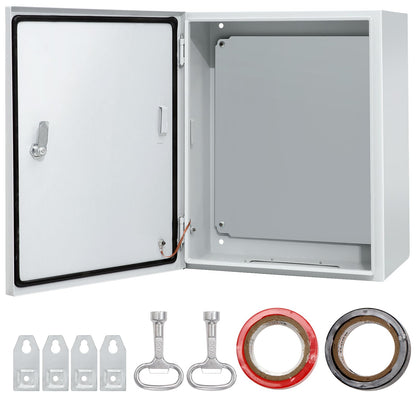 DWALE Outdoor Electrical Box,24 x 16 x 10''NEMA 4X Enclosure IP66 Waterproof & Dustproof, Universal Electrical Project Box with Mounting Plate
