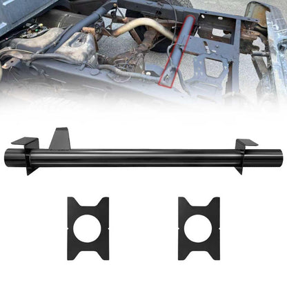 FomanXtre Rear Fuel Tank Support Crossmember and Rear Upper Shock Mount Crossmember Rear Spare Tire Support Plate Shock Mount Frame Compatible with 2007-2014 Chevy Silverado 1500 GMC Sierra 1500