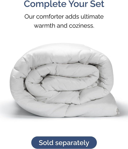 Ultra Soft Extra Deep Twin Sheet Set by Comfy Hotel | 3-Piece Breathable Cooling Bedding - Fits 18-24 Inch Mattresses - Wrinkle & Fade Resistant - White