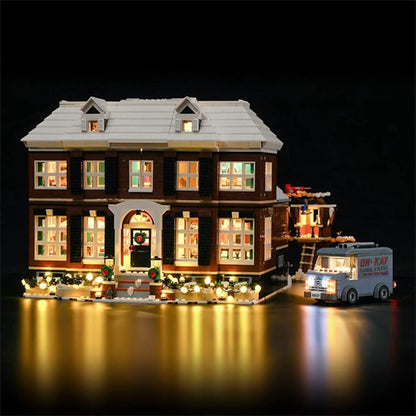 LED Light Kit Compatible with Lego Ideas Home Alone - Lighting Set for Ideas 21330 Building Model (Model Set Not Included)