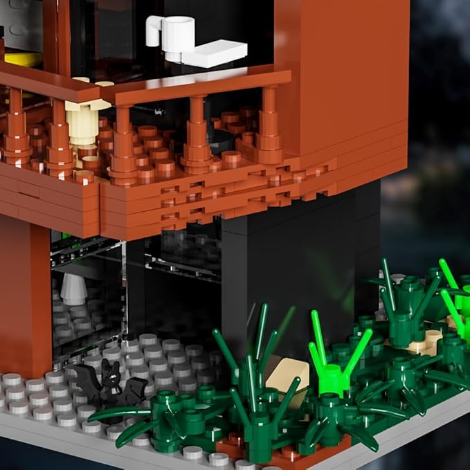 Romance Films Fans Architecture BlocksHouse Building Set House Present for Adult Halloween Christmas Valentine (979Pcs Mini Bricks)