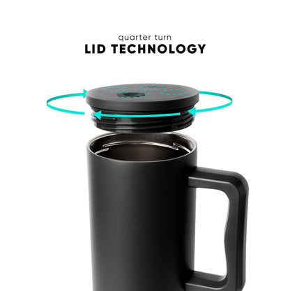 Simple Modern 40 oz Trek Tumbler with Handle and Straw Lid | Cup Holder Friendly Insulated Stainless Steel Travel Mug | Berry Twist