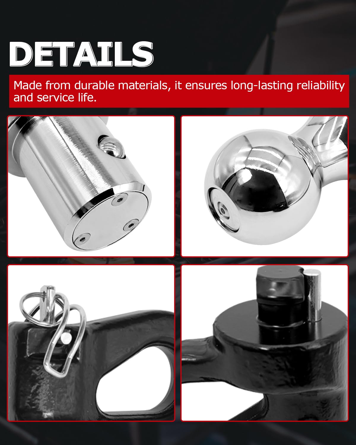 1ST 60692 Puck System Gooseneck Hitch Ball Kit for Ford F250 F350 F450 2013-2025, for Chevrolet Silverado, for GMC Sierra for Nissan Titan XD 2016-2025, 30000 lbs GTW/ 7500 lbs VTW, 2-5/16 Inch Ball
